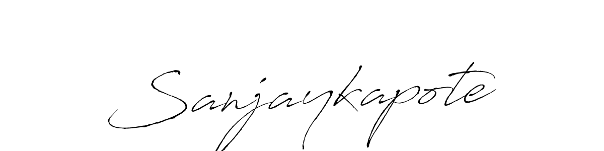 Also You can easily find your signature by using the search form. We will create Sanjaykapote name handwritten signature images for you free of cost using Antro_Vectra sign style. Sanjaykapote signature style 6 images and pictures png