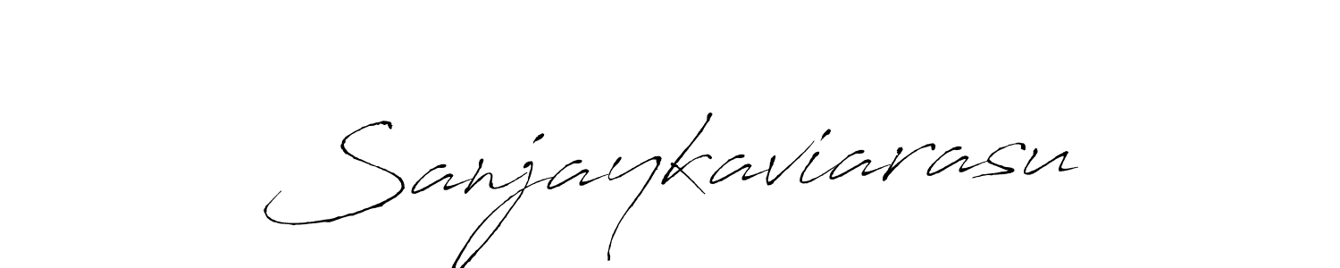 Make a short Sanjaykaviarasu signature style. Manage your documents anywhere anytime using Antro_Vectra. Create and add eSignatures, submit forms, share and send files easily. Sanjaykaviarasu signature style 6 images and pictures png