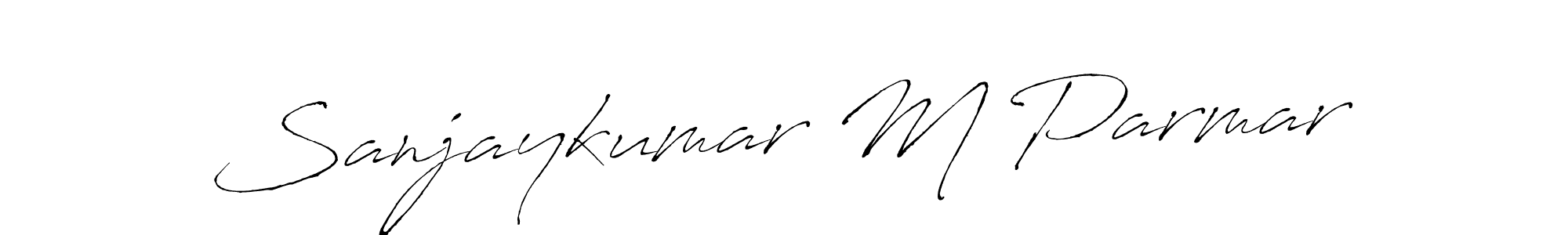 Also we have Sanjaykumar M Parmar name is the best signature style. Create professional handwritten signature collection using Antro_Vectra autograph style. Sanjaykumar M Parmar signature style 6 images and pictures png