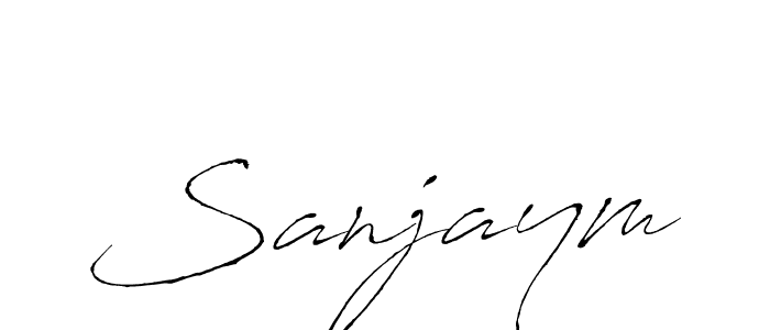 Similarly Antro_Vectra is the best handwritten signature design. Signature creator online .You can use it as an online autograph creator for name Sanjaym. Sanjaym signature style 6 images and pictures png