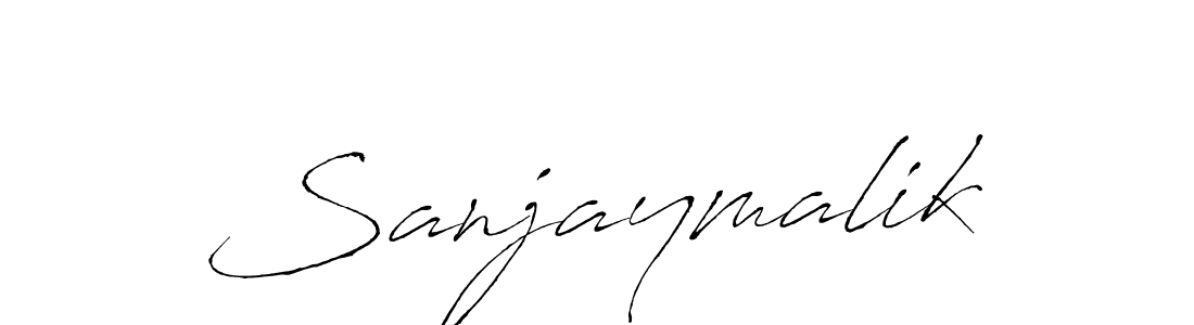 The best way (Antro_Vectra) to make a short signature is to pick only two or three words in your name. The name Sanjaymalik include a total of six letters. For converting this name. Sanjaymalik signature style 6 images and pictures png