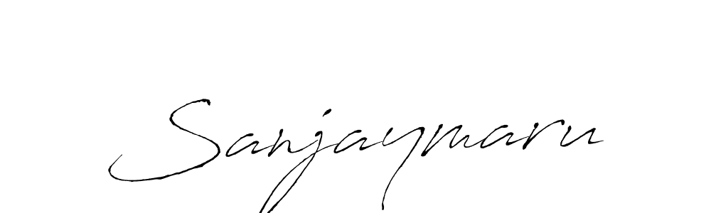 Antro_Vectra is a professional signature style that is perfect for those who want to add a touch of class to their signature. It is also a great choice for those who want to make their signature more unique. Get Sanjaymaru name to fancy signature for free. Sanjaymaru signature style 6 images and pictures png