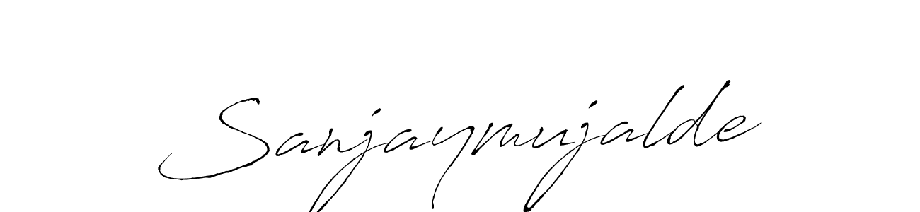 You should practise on your own different ways (Antro_Vectra) to write your name (Sanjaymujalde) in signature. don't let someone else do it for you. Sanjaymujalde signature style 6 images and pictures png