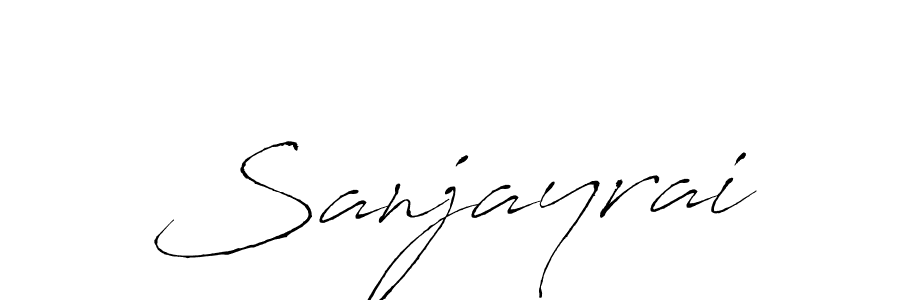 You should practise on your own different ways (Antro_Vectra) to write your name (Sanjayrai) in signature. don't let someone else do it for you. Sanjayrai signature style 6 images and pictures png