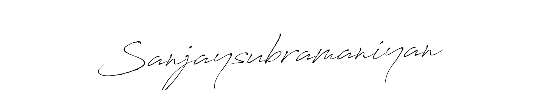 Make a beautiful signature design for name Sanjaysubramaniyan. Use this online signature maker to create a handwritten signature for free. Sanjaysubramaniyan signature style 6 images and pictures png