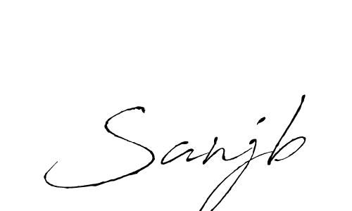 How to make Sanjb signature? Antro_Vectra is a professional autograph style. Create handwritten signature for Sanjb name. Sanjb signature style 6 images and pictures png