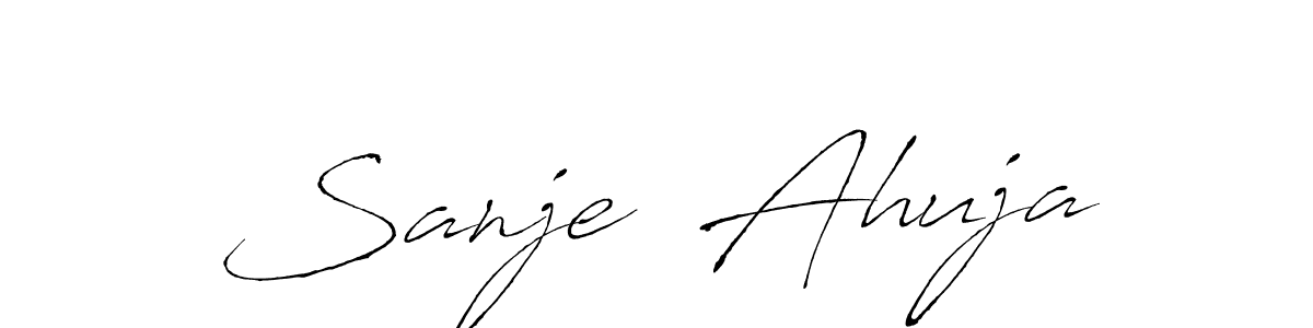 Make a beautiful signature design for name Sanje  Ahuja. Use this online signature maker to create a handwritten signature for free. Sanje  Ahuja signature style 6 images and pictures png