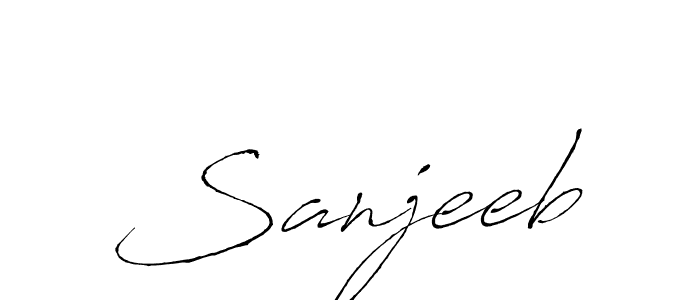 How to make Sanjeeb signature? Antro_Vectra is a professional autograph style. Create handwritten signature for Sanjeeb name. Sanjeeb signature style 6 images and pictures png