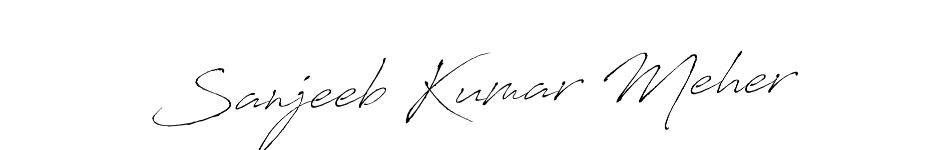 Also we have Sanjeeb Kumar Meher name is the best signature style. Create professional handwritten signature collection using Antro_Vectra autograph style. Sanjeeb Kumar Meher signature style 6 images and pictures png