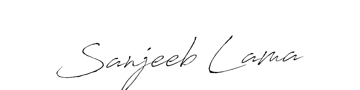 Antro_Vectra is a professional signature style that is perfect for those who want to add a touch of class to their signature. It is also a great choice for those who want to make their signature more unique. Get Sanjeeb Lama name to fancy signature for free. Sanjeeb Lama signature style 6 images and pictures png