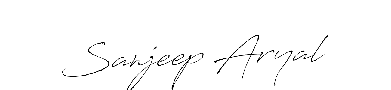 Also we have Sanjeep Aryal name is the best signature style. Create professional handwritten signature collection using Antro_Vectra autograph style. Sanjeep Aryal signature style 6 images and pictures png