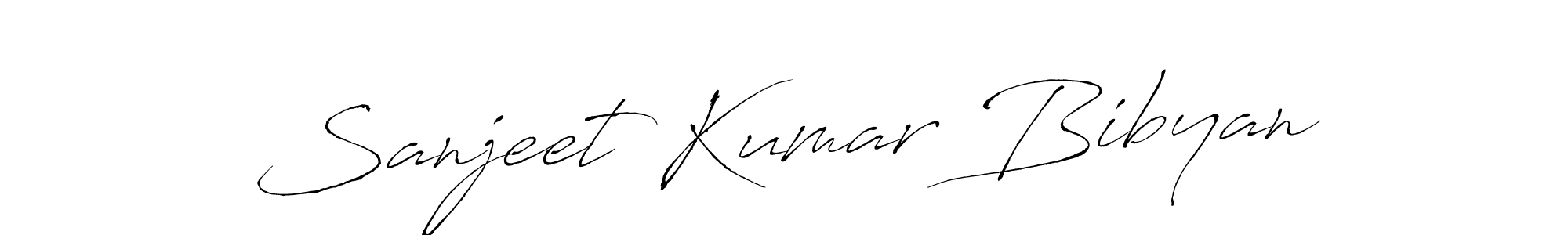 You should practise on your own different ways (Antro_Vectra) to write your name (Sanjeet Kumar Bibyan) in signature. don't let someone else do it for you. Sanjeet Kumar Bibyan signature style 6 images and pictures png