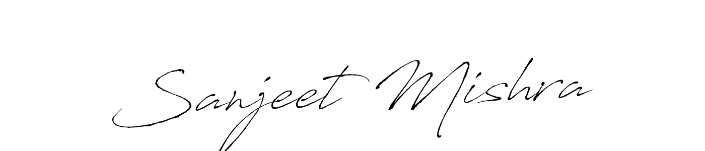 You should practise on your own different ways (Antro_Vectra) to write your name (Sanjeet Mishra) in signature. don't let someone else do it for you. Sanjeet Mishra signature style 6 images and pictures png