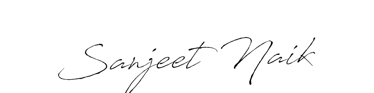 Sanjeet Naik stylish signature style. Best Handwritten Sign (Antro_Vectra) for my name. Handwritten Signature Collection Ideas for my name Sanjeet Naik. Sanjeet Naik signature style 6 images and pictures png