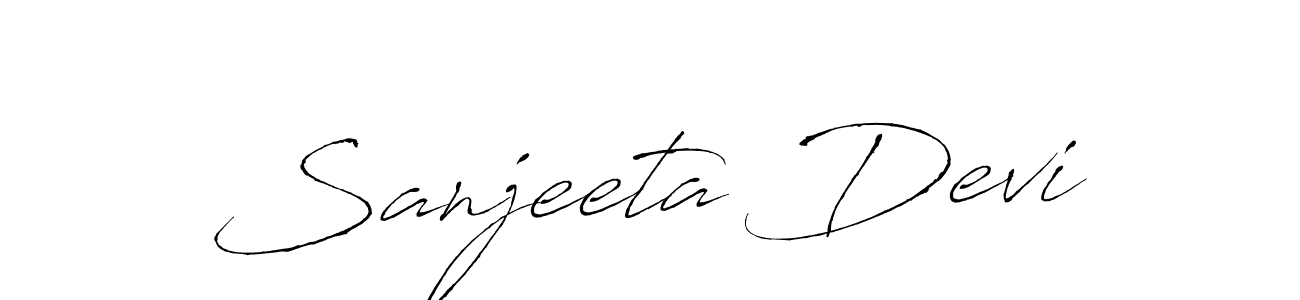 The best way (Antro_Vectra) to make a short signature is to pick only two or three words in your name. The name Sanjeeta Devi include a total of six letters. For converting this name. Sanjeeta Devi signature style 6 images and pictures png