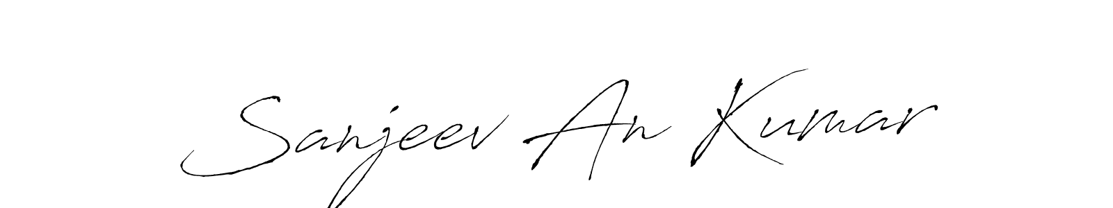 The best way (Antro_Vectra) to make a short signature is to pick only two or three words in your name. The name Sanjeev An Kumar include a total of six letters. For converting this name. Sanjeev An Kumar signature style 6 images and pictures png