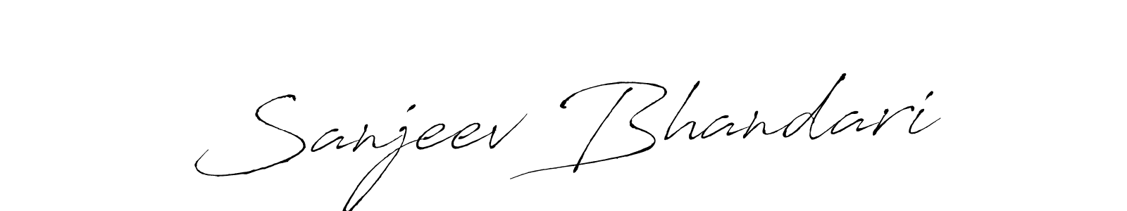 Use a signature maker to create a handwritten signature online. With this signature software, you can design (Antro_Vectra) your own signature for name Sanjeev Bhandari. Sanjeev Bhandari signature style 6 images and pictures png
