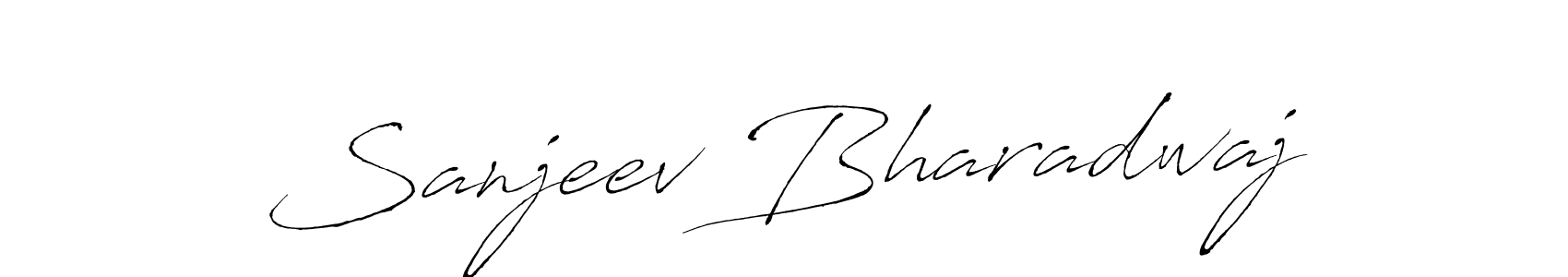 Also we have Sanjeev Bharadwaj name is the best signature style. Create professional handwritten signature collection using Antro_Vectra autograph style. Sanjeev Bharadwaj signature style 6 images and pictures png