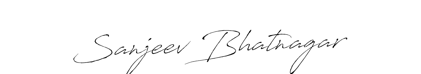 Sanjeev Bhatnagar stylish signature style. Best Handwritten Sign (Antro_Vectra) for my name. Handwritten Signature Collection Ideas for my name Sanjeev Bhatnagar. Sanjeev Bhatnagar signature style 6 images and pictures png