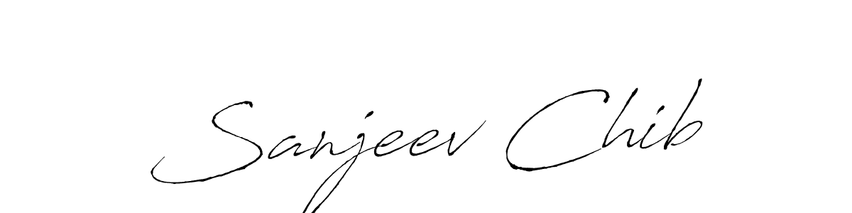 The best way (Antro_Vectra) to make a short signature is to pick only two or three words in your name. The name Sanjeev Chib include a total of six letters. For converting this name. Sanjeev Chib signature style 6 images and pictures png