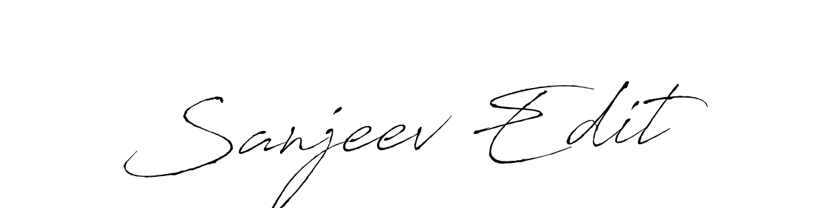 Also You can easily find your signature by using the search form. We will create Sanjeev Edit name handwritten signature images for you free of cost using Antro_Vectra sign style. Sanjeev Edit signature style 6 images and pictures png