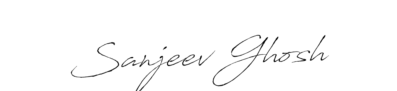 Also we have Sanjeev Ghosh name is the best signature style. Create professional handwritten signature collection using Antro_Vectra autograph style. Sanjeev Ghosh signature style 6 images and pictures png