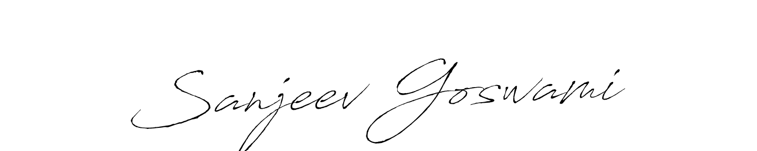Make a short Sanjeev Goswami signature style. Manage your documents anywhere anytime using Antro_Vectra. Create and add eSignatures, submit forms, share and send files easily. Sanjeev Goswami signature style 6 images and pictures png
