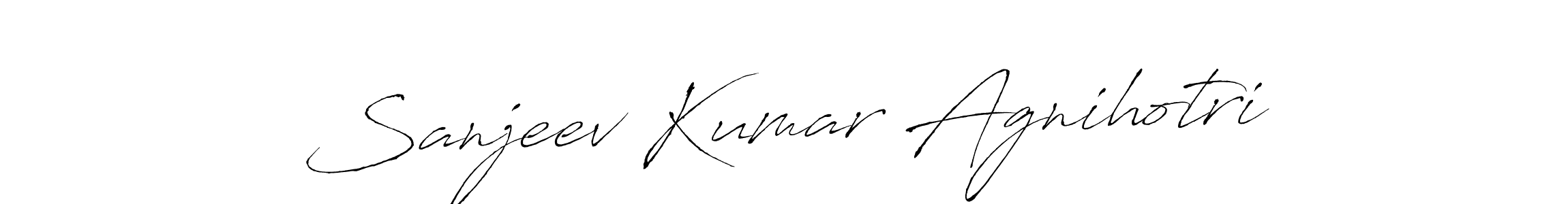 It looks lik you need a new signature style for name Sanjeev Kumar Agnihotri. Design unique handwritten (Antro_Vectra) signature with our free signature maker in just a few clicks. Sanjeev Kumar Agnihotri signature style 6 images and pictures png