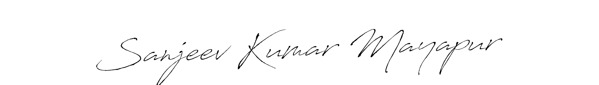 This is the best signature style for the Sanjeev Kumar Mayapur name. Also you like these signature font (Antro_Vectra). Mix name signature. Sanjeev Kumar Mayapur signature style 6 images and pictures png