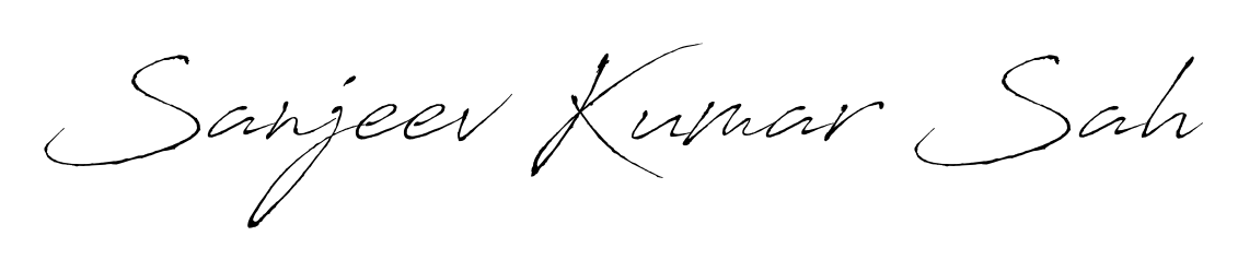 Also You can easily find your signature by using the search form. We will create Sanjeev Kumar Sah name handwritten signature images for you free of cost using Antro_Vectra sign style. Sanjeev Kumar Sah signature style 6 images and pictures png