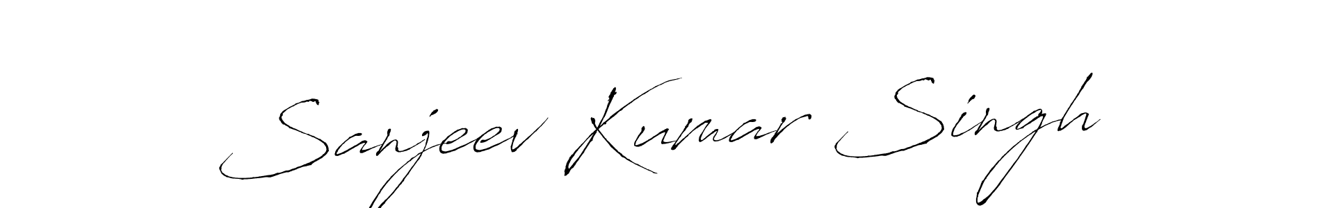 Sanjeev Kumar Singh stylish signature style. Best Handwritten Sign (Antro_Vectra) for my name. Handwritten Signature Collection Ideas for my name Sanjeev Kumar Singh. Sanjeev Kumar Singh signature style 6 images and pictures png