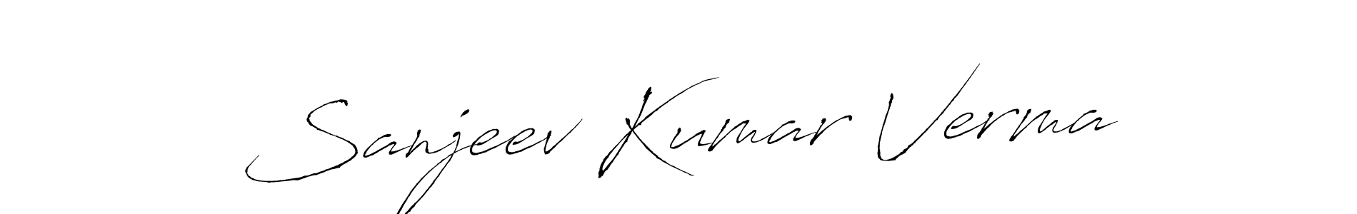 You should practise on your own different ways (Antro_Vectra) to write your name (Sanjeev Kumar Verma) in signature. don't let someone else do it for you. Sanjeev Kumar Verma signature style 6 images and pictures png