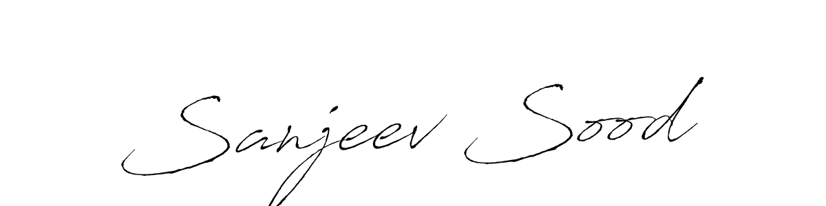 Create a beautiful signature design for name Sanjeev Sood. With this signature (Antro_Vectra) fonts, you can make a handwritten signature for free. Sanjeev Sood signature style 6 images and pictures png