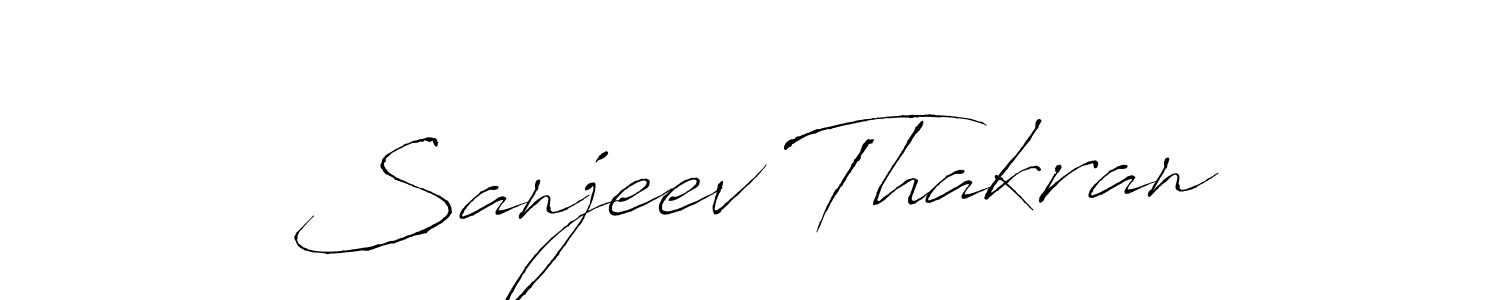 Antro_Vectra is a professional signature style that is perfect for those who want to add a touch of class to their signature. It is also a great choice for those who want to make their signature more unique. Get Sanjeev Thakran name to fancy signature for free. Sanjeev Thakran signature style 6 images and pictures png