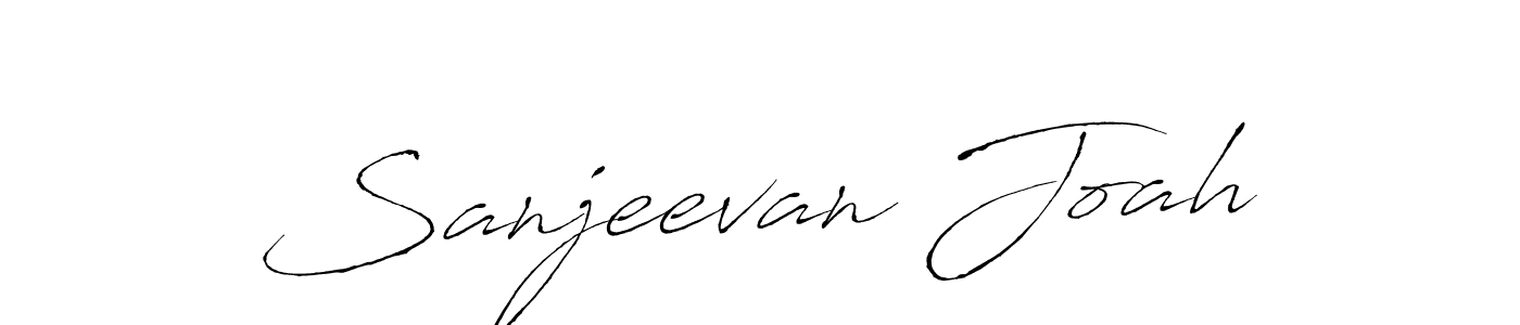 Create a beautiful signature design for name Sanjeevan Joah. With this signature (Antro_Vectra) fonts, you can make a handwritten signature for free. Sanjeevan Joah signature style 6 images and pictures png