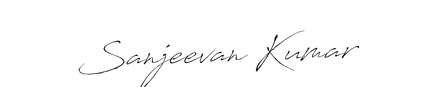 Design your own signature with our free online signature maker. With this signature software, you can create a handwritten (Antro_Vectra) signature for name Sanjeevan Kumar. Sanjeevan Kumar signature style 6 images and pictures png