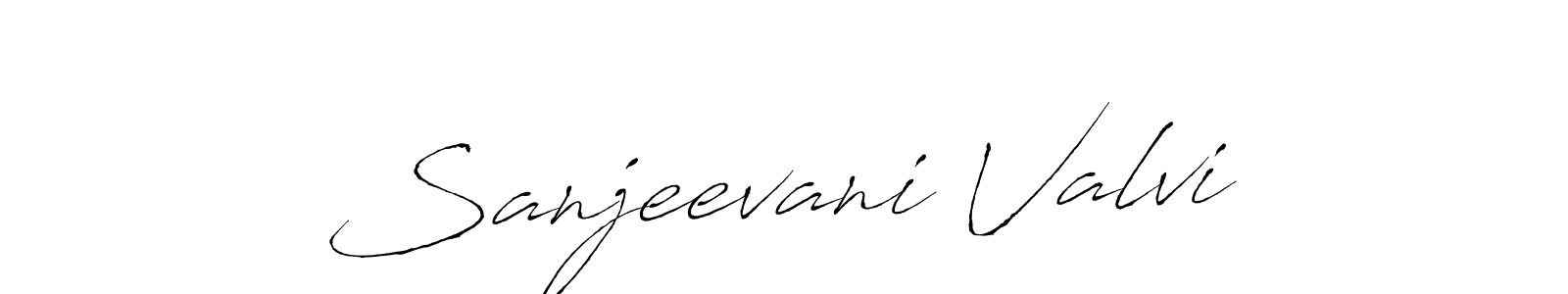 Once you've used our free online signature maker to create your best signature Antro_Vectra style, it's time to enjoy all of the benefits that Sanjeevani Valvi name signing documents. Sanjeevani Valvi signature style 6 images and pictures png