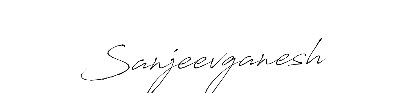 How to make Sanjeevganesh signature? Antro_Vectra is a professional autograph style. Create handwritten signature for Sanjeevganesh name. Sanjeevganesh signature style 6 images and pictures png