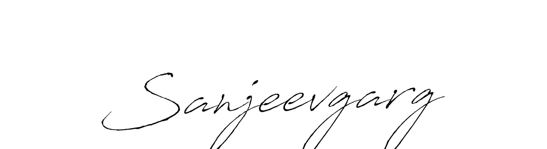 How to make Sanjeevgarg name signature. Use Antro_Vectra style for creating short signs online. This is the latest handwritten sign. Sanjeevgarg signature style 6 images and pictures png