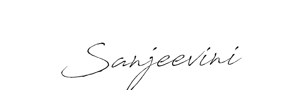 How to make Sanjeevini signature? Antro_Vectra is a professional autograph style. Create handwritten signature for Sanjeevini name. Sanjeevini signature style 6 images and pictures png