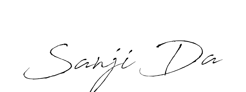 Create a beautiful signature design for name Sanji Da. With this signature (Antro_Vectra) fonts, you can make a handwritten signature for free. Sanji Da signature style 6 images and pictures png