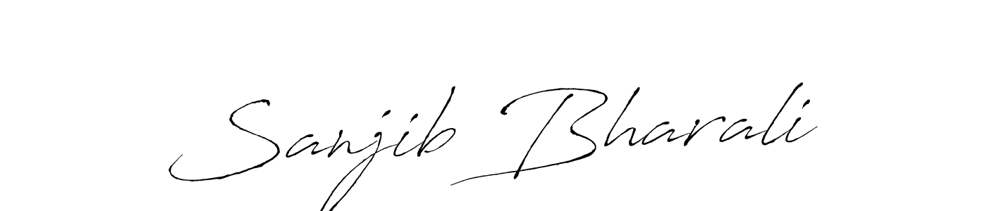 Also You can easily find your signature by using the search form. We will create Sanjib Bharali name handwritten signature images for you free of cost using Antro_Vectra sign style. Sanjib Bharali signature style 6 images and pictures png