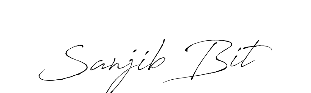 The best way (Antro_Vectra) to make a short signature is to pick only two or three words in your name. The name Sanjib Bit include a total of six letters. For converting this name. Sanjib Bit signature style 6 images and pictures png