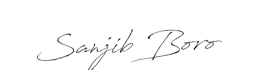 The best way (Antro_Vectra) to make a short signature is to pick only two or three words in your name. The name Sanjib Boro include a total of six letters. For converting this name. Sanjib Boro signature style 6 images and pictures png