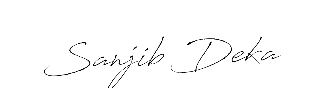 You can use this online signature creator to create a handwritten signature for the name Sanjib Deka. This is the best online autograph maker. Sanjib Deka signature style 6 images and pictures png