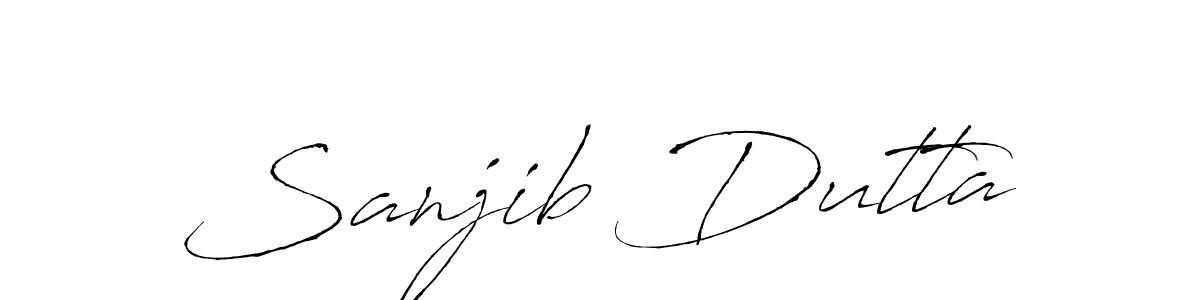 It looks lik you need a new signature style for name Sanjib Dutta. Design unique handwritten (Antro_Vectra) signature with our free signature maker in just a few clicks. Sanjib Dutta signature style 6 images and pictures png