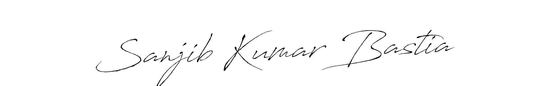 Antro_Vectra is a professional signature style that is perfect for those who want to add a touch of class to their signature. It is also a great choice for those who want to make their signature more unique. Get Sanjib Kumar Bastia name to fancy signature for free. Sanjib Kumar Bastia signature style 6 images and pictures png