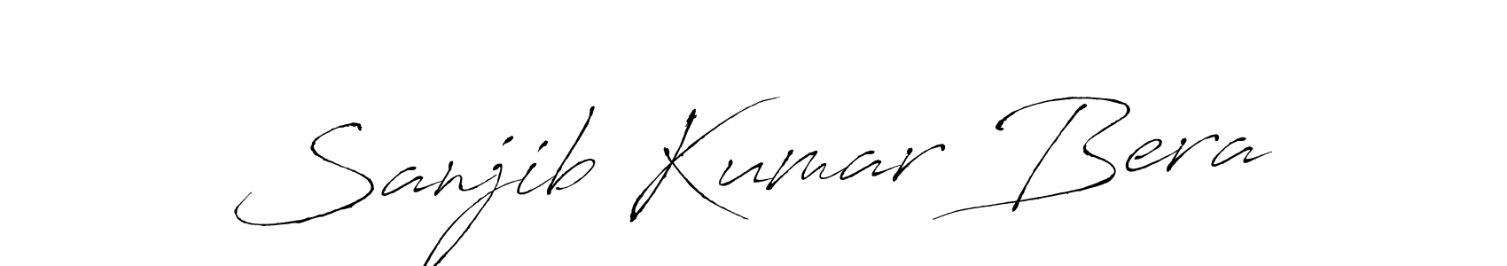 Make a beautiful signature design for name Sanjib Kumar Bera. With this signature (Antro_Vectra) style, you can create a handwritten signature for free. Sanjib Kumar Bera signature style 6 images and pictures png