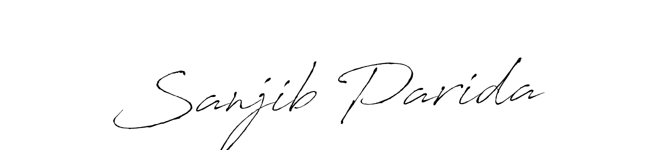 Create a beautiful signature design for name Sanjib Parida. With this signature (Antro_Vectra) fonts, you can make a handwritten signature for free. Sanjib Parida signature style 6 images and pictures png