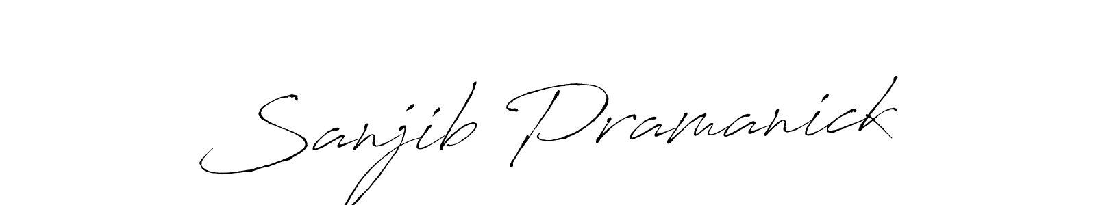 It looks lik you need a new signature style for name Sanjib Pramanick. Design unique handwritten (Antro_Vectra) signature with our free signature maker in just a few clicks. Sanjib Pramanick signature style 6 images and pictures png